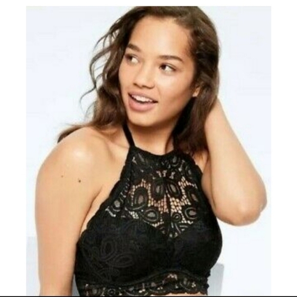 PINK Victoria's Secret Bra High Neck Halter Extra Small New - Picture 7 of 8